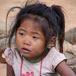 Dorf am Mekong, Laos, Februar 2018