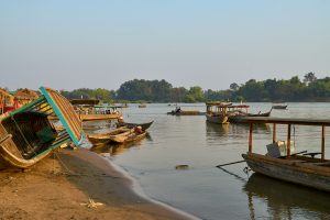 Mekong bei Si Phan Don, Laos, Februar 2018