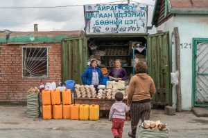 Markt in Charchorin (bei Karakorum), Mongolei 2017