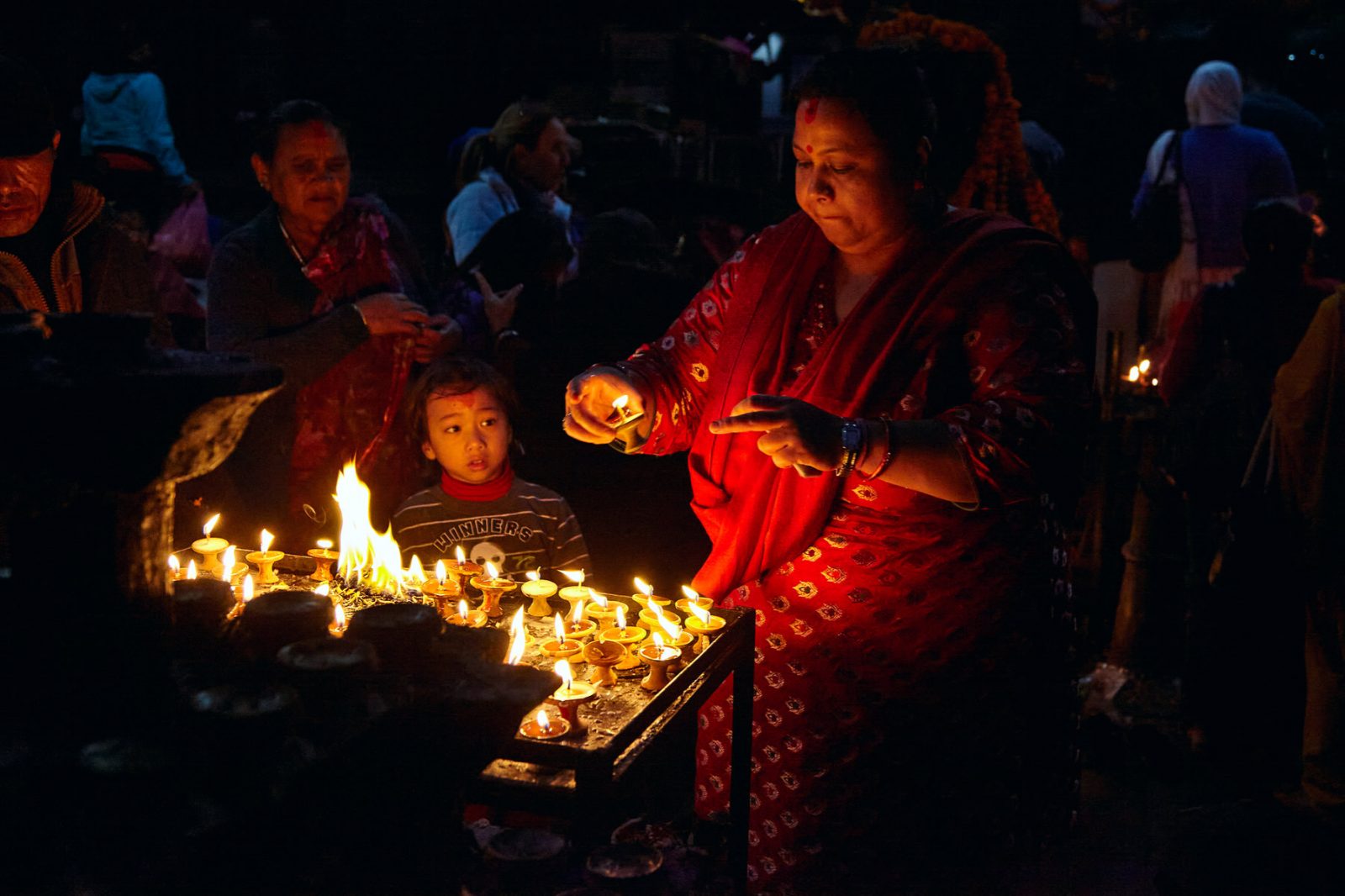 Kathmandu at Night, Nepal 2014