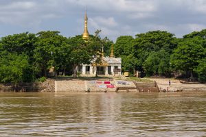 Irrawaddy River, Myanmar Oktober 2015
