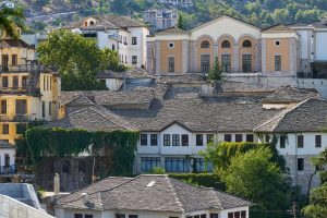 Gjirokastra, Albanien September 2022 Gjirokastra, Albanien September 2022