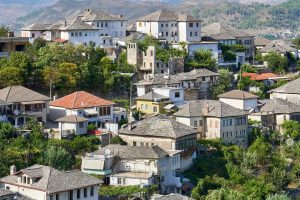 Gjirokastra, Albanien September 2022 Gjirokastra, Albanien September 2022