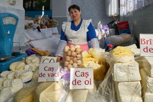 Bauernmarkt in Kischinau (Chișinău), Moldavien
