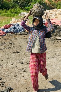 Ziegelei; Süd-Myanmar, März 2019