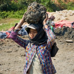 Ziegelei; Süd-Myanmar, März 2019