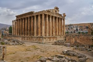 Baalbeck, Libanon, Oktober 2023 Bacchustempel ; Baalbeck, Libanon, Oktober 2023