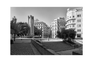 Uhrturm auf dem Al-Abed Nejmeh Square, Beirut, Libanon, Oktober 2023