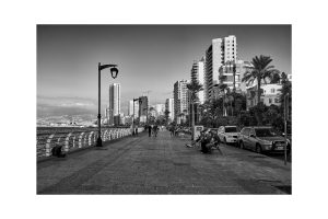 An der Corniche, Beirut, Libanon, Oktober 2023