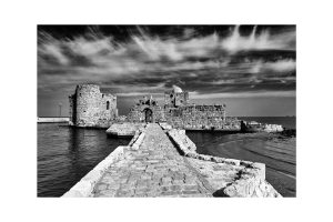 Seefestung, Sidon, Libanon, Oktober 2023