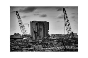 Nach der großen Explosion, Beirut, Libanon, Oktober 2023