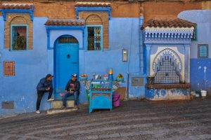 Chefchaouen, Marokko Oktober 2024 Chefchaouen, Marokko Oktober 2024