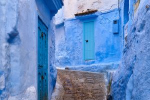 Chefchaouen, Marokko Oktober 2024 Chefchaouen, Marokko Oktober 2024