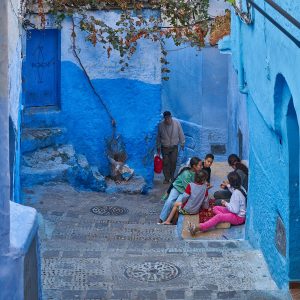 Chefchaouen, Marokko Oktober 2024 Chefchaouen, Marokko Oktober 2024