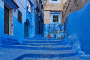 Chefchaouen, Marokko Oktober 2024 Chefchaouen, Marokko Oktober 2024