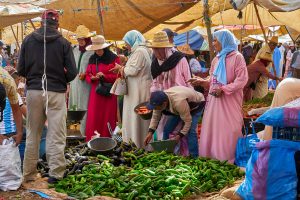 Ländlicher Markt in Hasiba, Marokko, Oktober 2024
