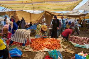 Ländlicher Markt in Hasiba, Marokko, Oktober 2024