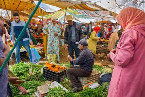 Ländlicher Markt in Hasiba, Marokko, Oktober 2024