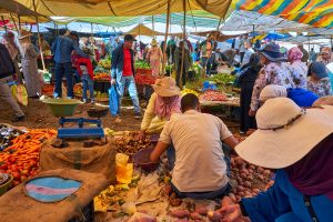 Ländlicher Markt in Hasiba, Marokko, Oktober 2024