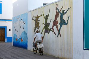 Asilah, Marokko Oktober 2024 Asilah, Marokko Oktober 2024
