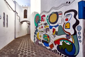Asilah, Marokko Oktober 2024 Asilah, Marokko Oktober 2024