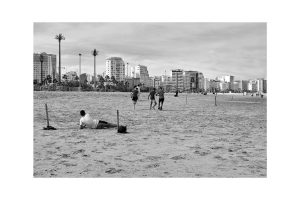 Strand von Tanger, Marokko Oktober 2024